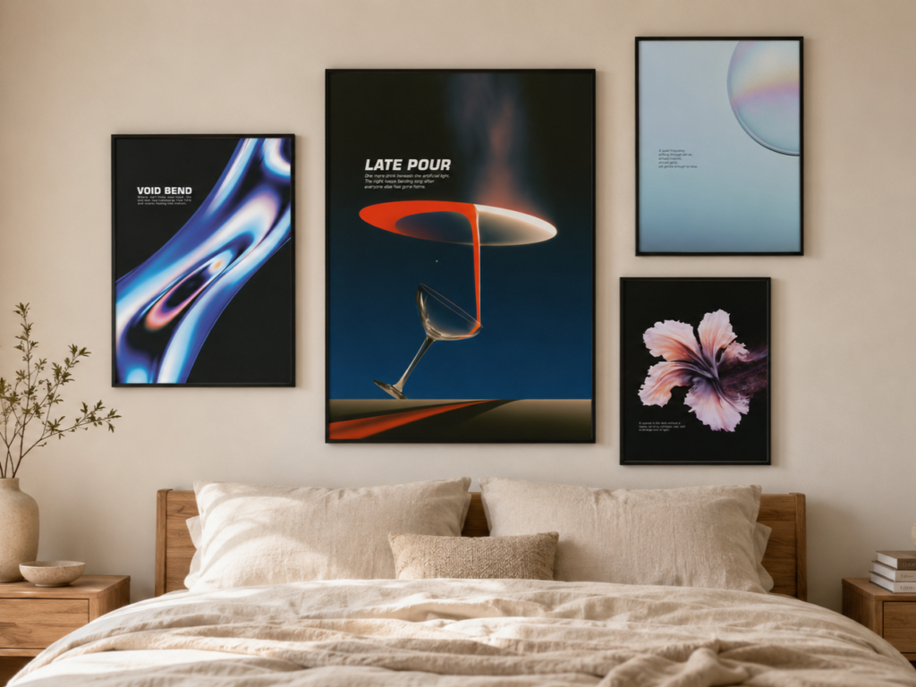 How Many Posters Should You Hang in a Bedroom?