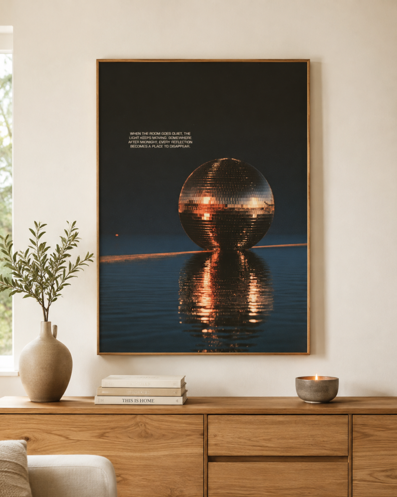 Night Shift – Moody Disco Ball Wall Art