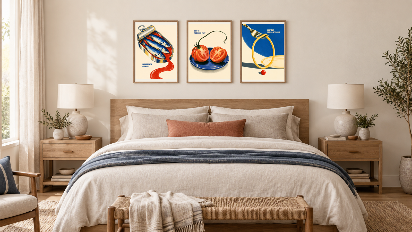Welche Postergröße solltest du über einem Bett aufhängen?