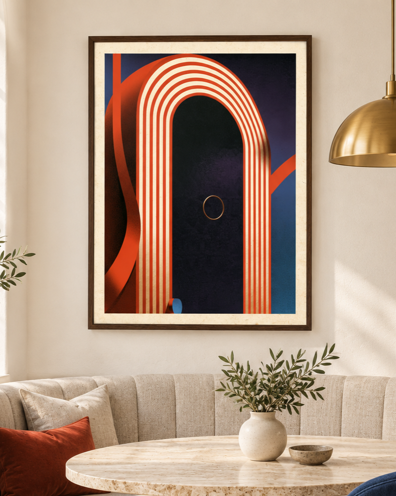Opening Act – Retro Circus Art Deco Wall Art